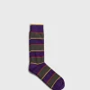 Cotton Regimental Stripe Sock