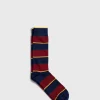 Cotton Regimental Stripe Sock
