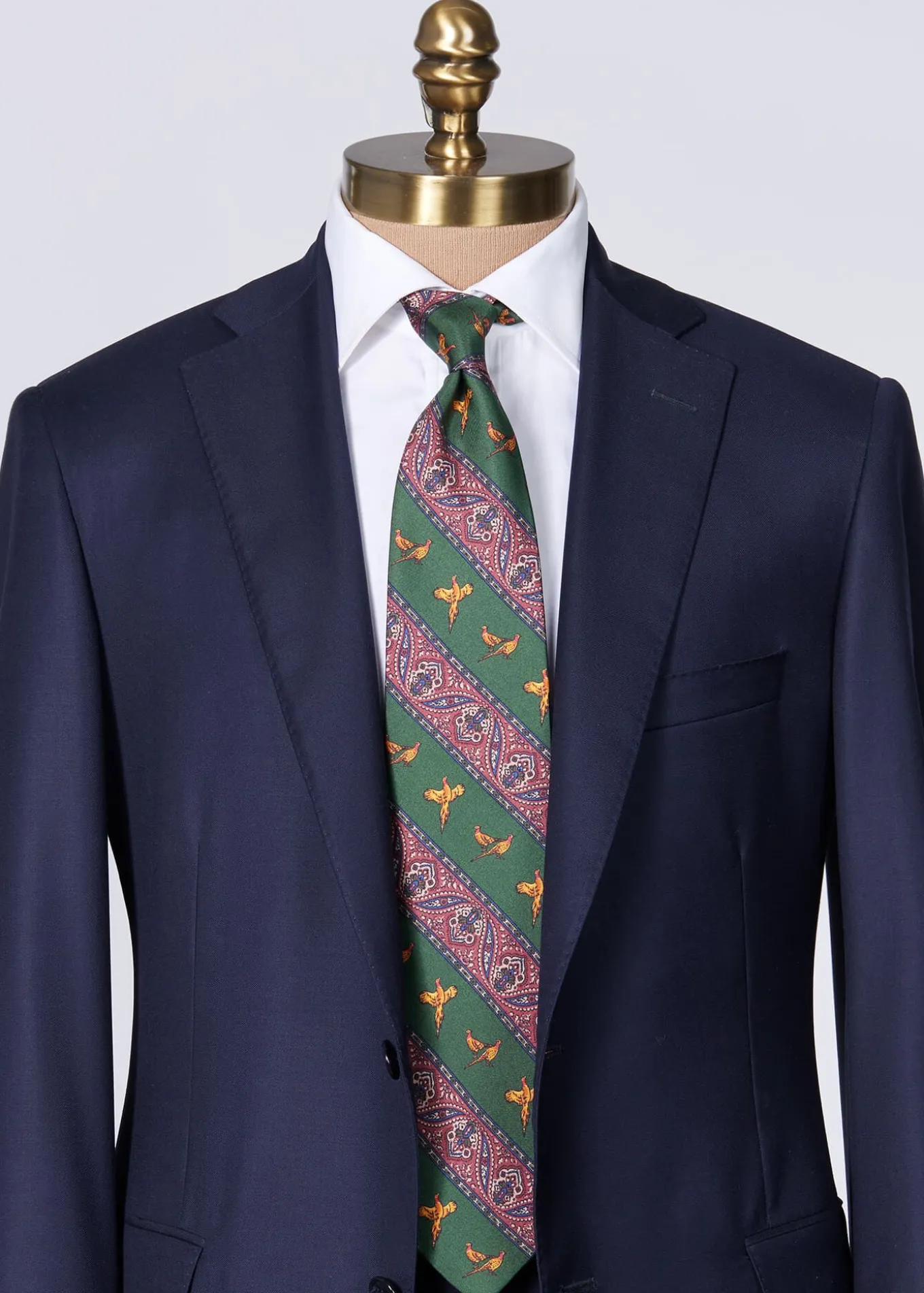 deco_stripe_and_bird_prin_1-2.webp Deco Stripe And Bird Print Tie