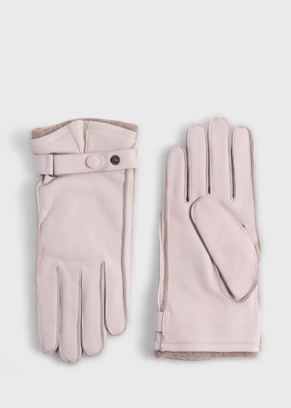 Deerskin Belted Glove