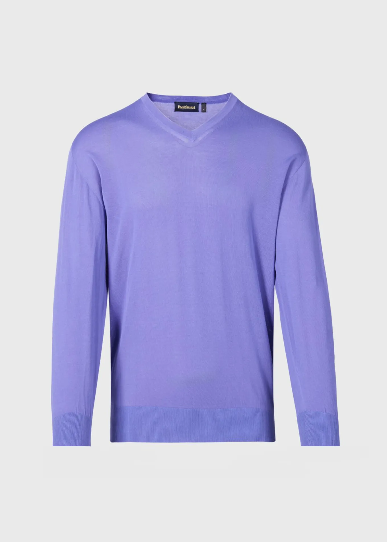 fine_gauge_cotton_vneck_s_0-2.webp Fine Gauge Cotton V-Neck Sweater