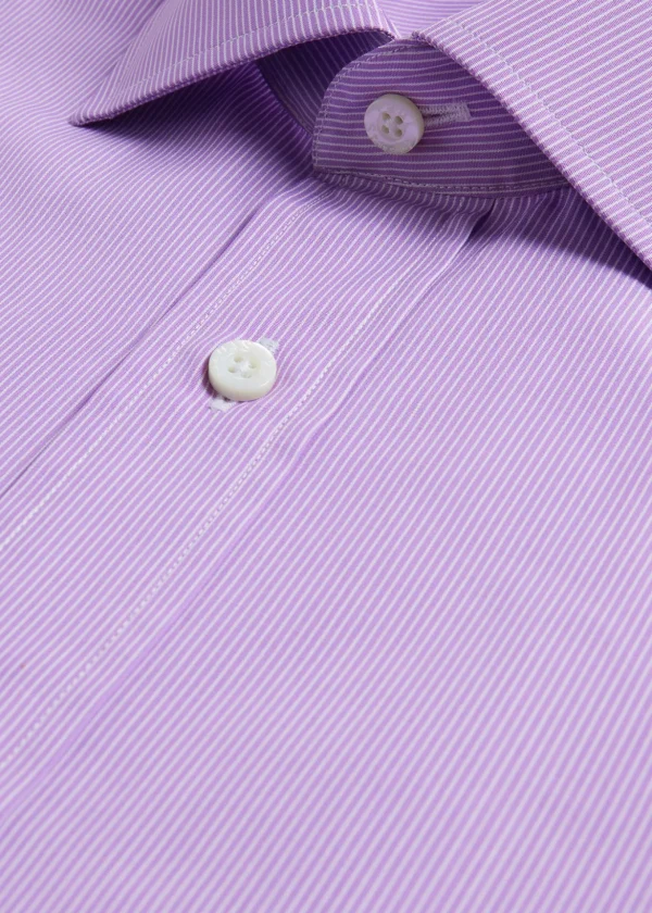 Fine Line Slim Fit Dress Shirt