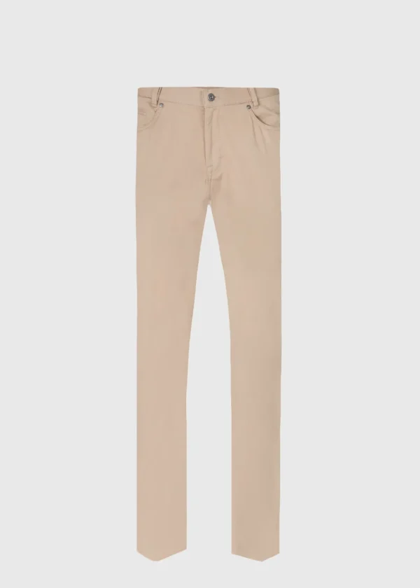 Five Pocket Satin Finish Cotton Pant