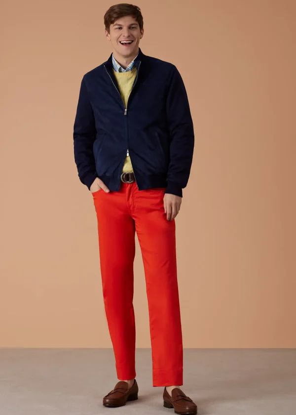 Five Pocket Satin Finish Cotton Pant