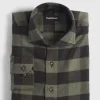Flannel Buffalo Check Sport Shirt