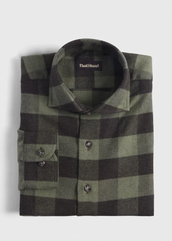 Flannel Buffalo Check Sport Shirt