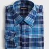 Flannel Plaid Sport Shirt