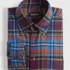 Flannel Plaid Sport Shirt