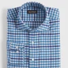Flannel Small Plaid Sport Shirt