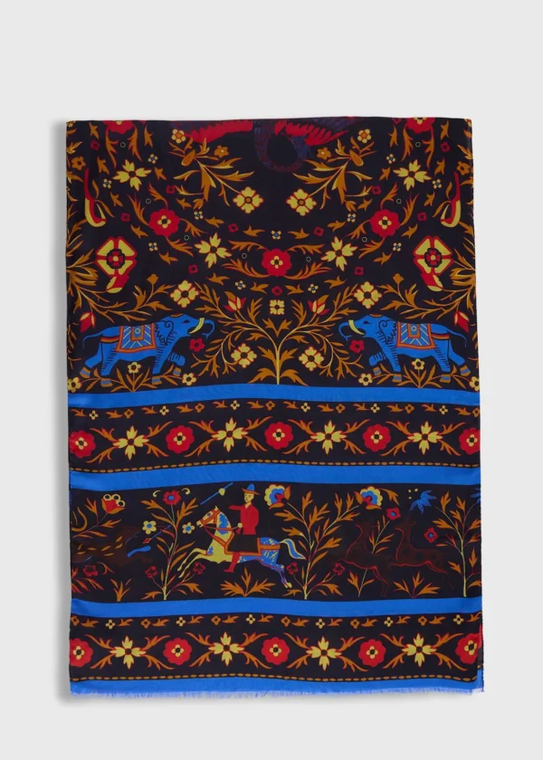 Floral Design Scarf