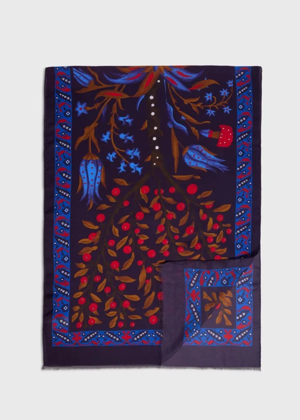 Floral Print Scarf