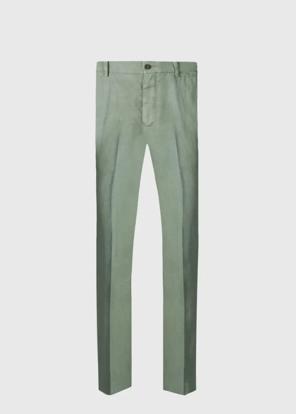 Garment Washed Linen Pant