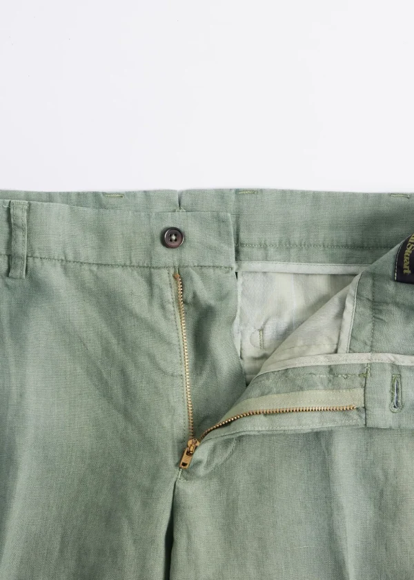 Garment Washed Linen Pant