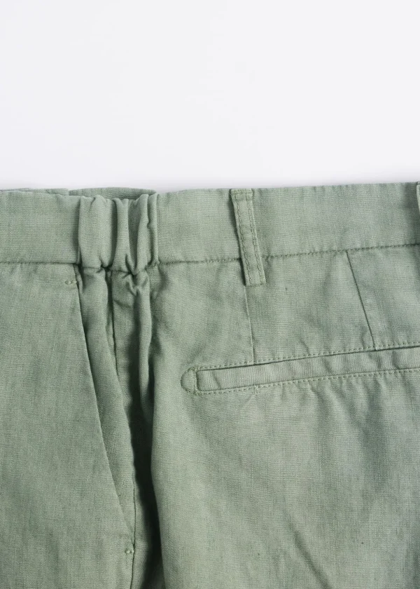 Garment Washed Linen Pant
