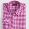 Gingham Check Twill Sport Shirt