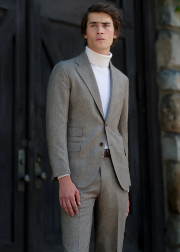 Glen Plaid Wool Suit