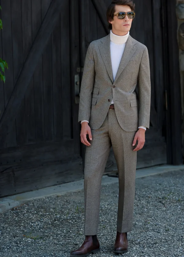 Glen Plaid Wool Suit