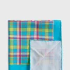 Habotai Silk Plaid Pocket Square