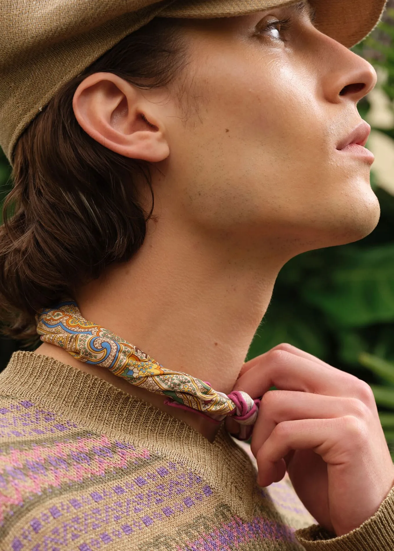 habotai_silk_summer_paisl_1.webp Habotai Silk Summer Paisley Pocket Square