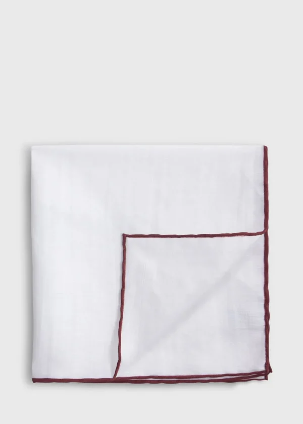 Handkerchief With Contrast Border