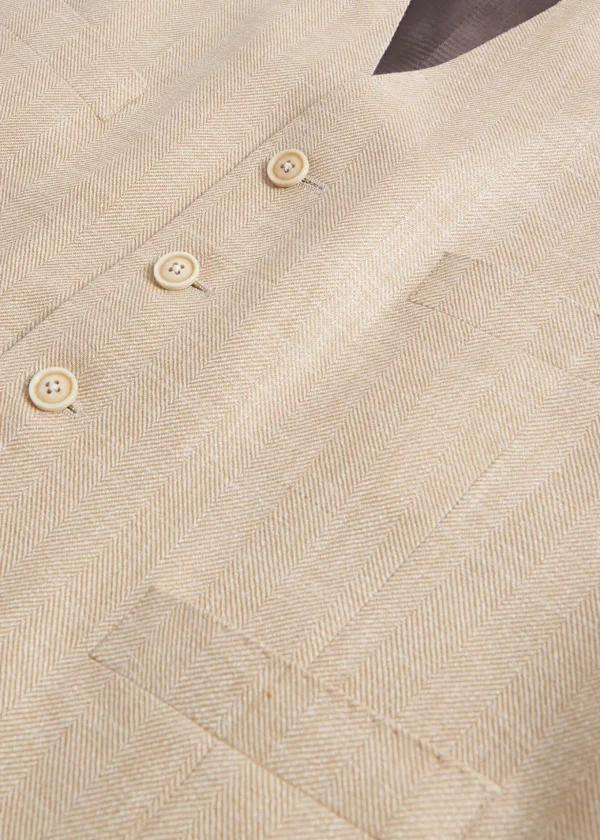 Herringbone Tailored Vest