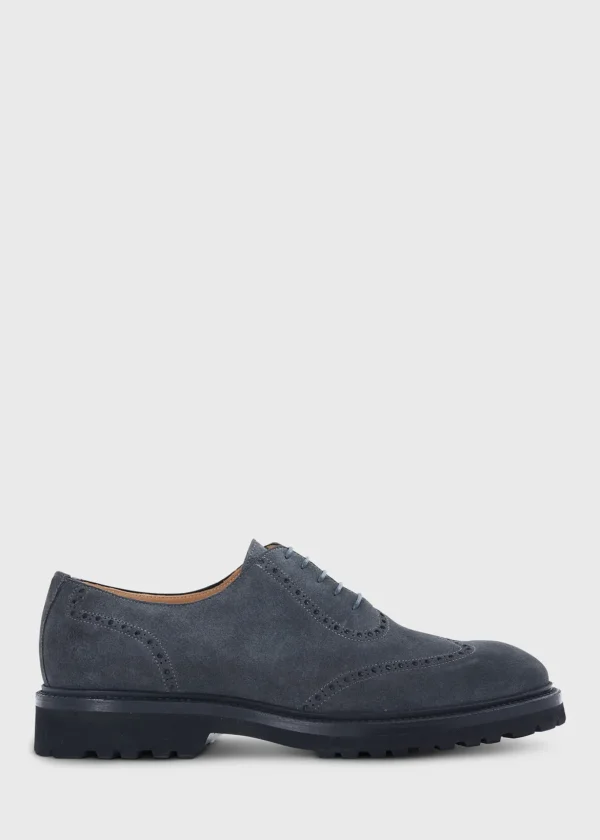 Homer Suede Wing Tip Oxford