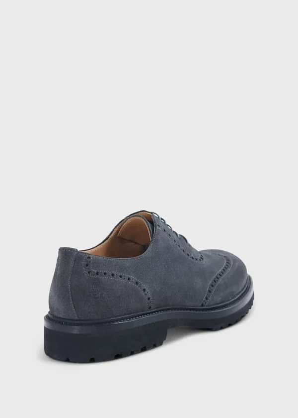 Homer Suede Wing Tip Oxford