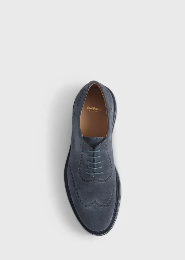 Homer Suede Wing Tip Oxford