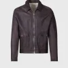 Leather Bomber Jacket