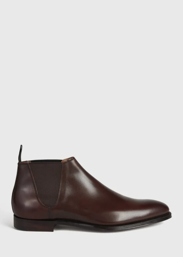Leather Half Chelsea Boot