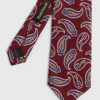 Linen & Silk Summer Paisley Tie