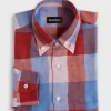 Linen Buffalo Check Sport Shirt