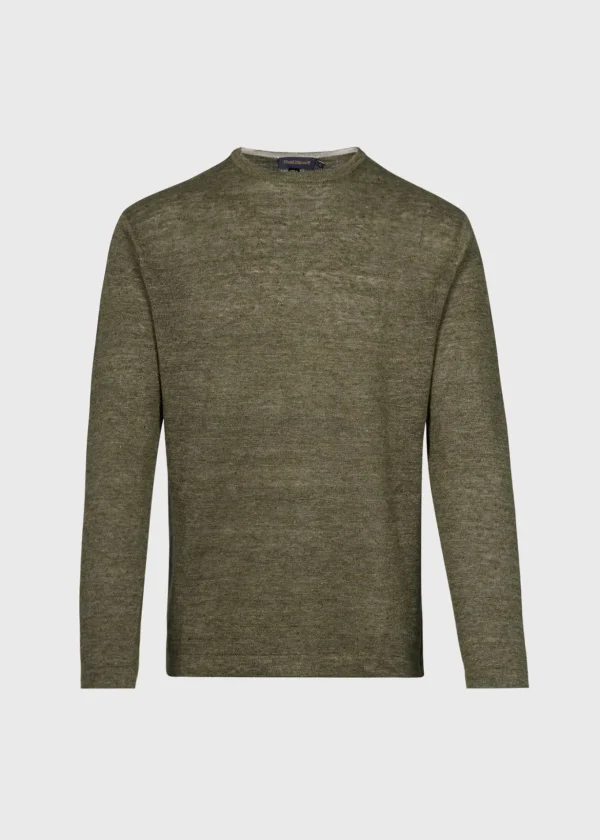 Linen Crewneck Sweater