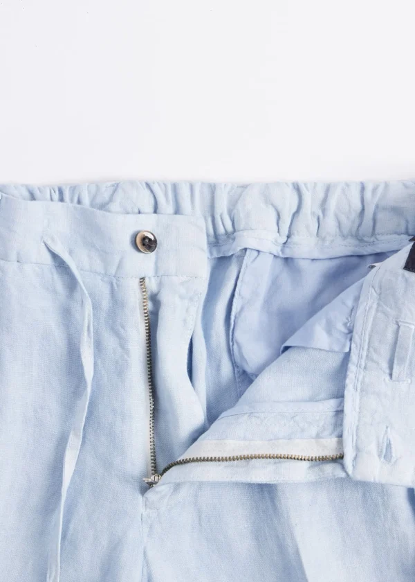 Linen Drawstring Trouser