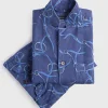 Linen Equestrian Print Pajama