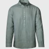 Linen Half Placket Sport Shirt