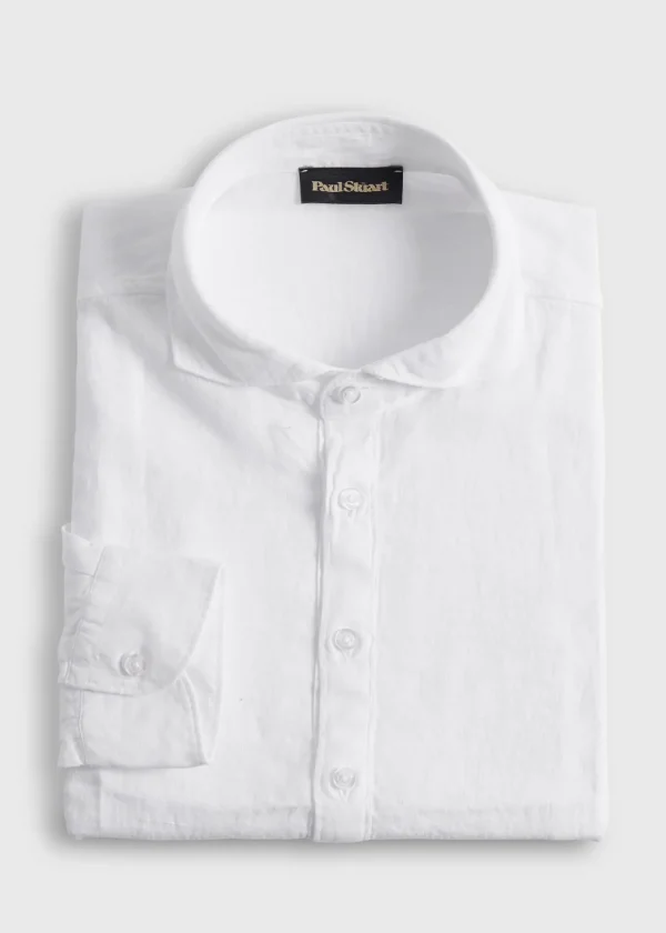 Linen Half Placket Sport Shirt