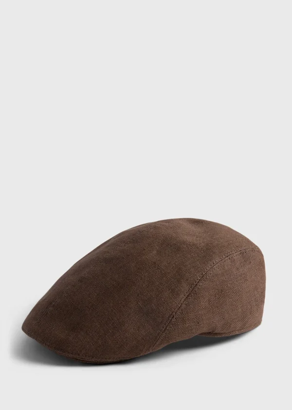 Linen Hopsack Ivy Cap