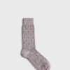 Linen Mélange Dotted Sock