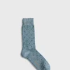 Linen Mélange Dotted Sock