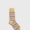 Linen Mélange Striped Sock