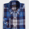Linen Plaid Sport Shirt