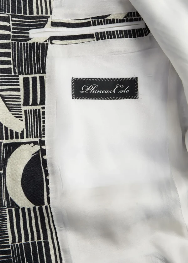Linen Print Dinner Jacket
