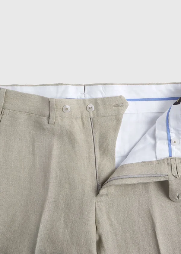 Linen Solid Dress Trouser