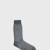 Mercerized Cotton Parquet Pattern Sock