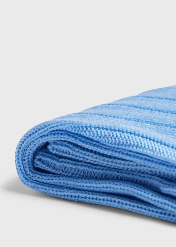 Mercerized Cotton Ribbed Sock