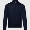 Merino Wool Full Zip Cardigan