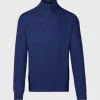 Merino Wool Quarter Zip Pullover