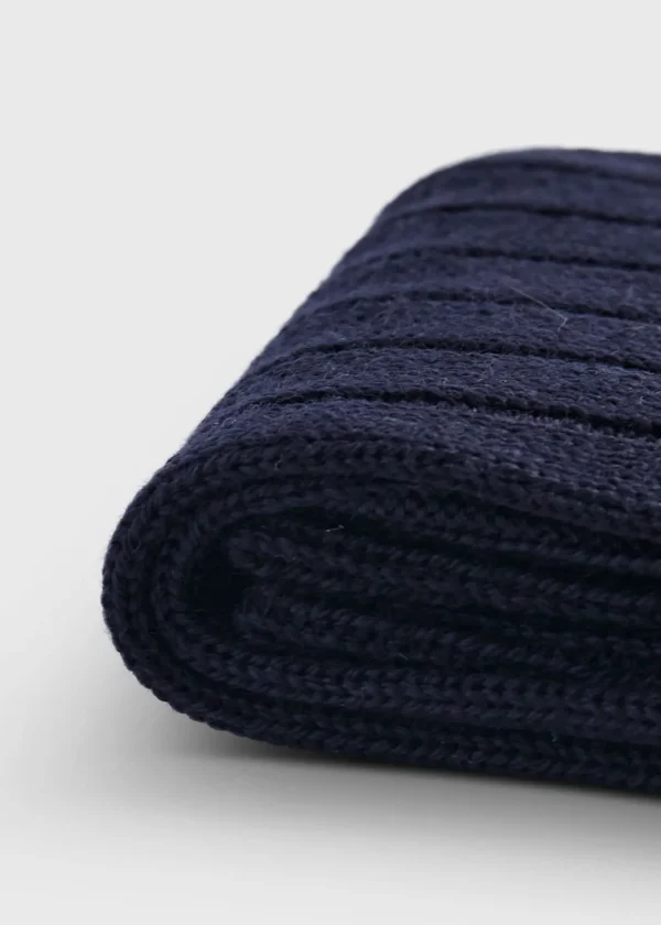 Merino Wool Ribbed Sock