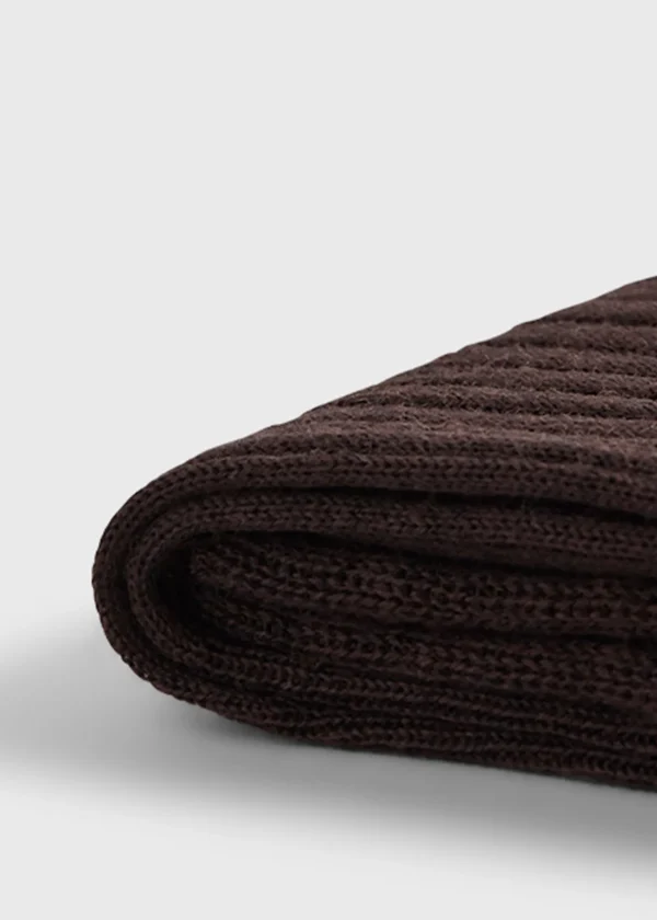 Merino Wool Ribed Sock